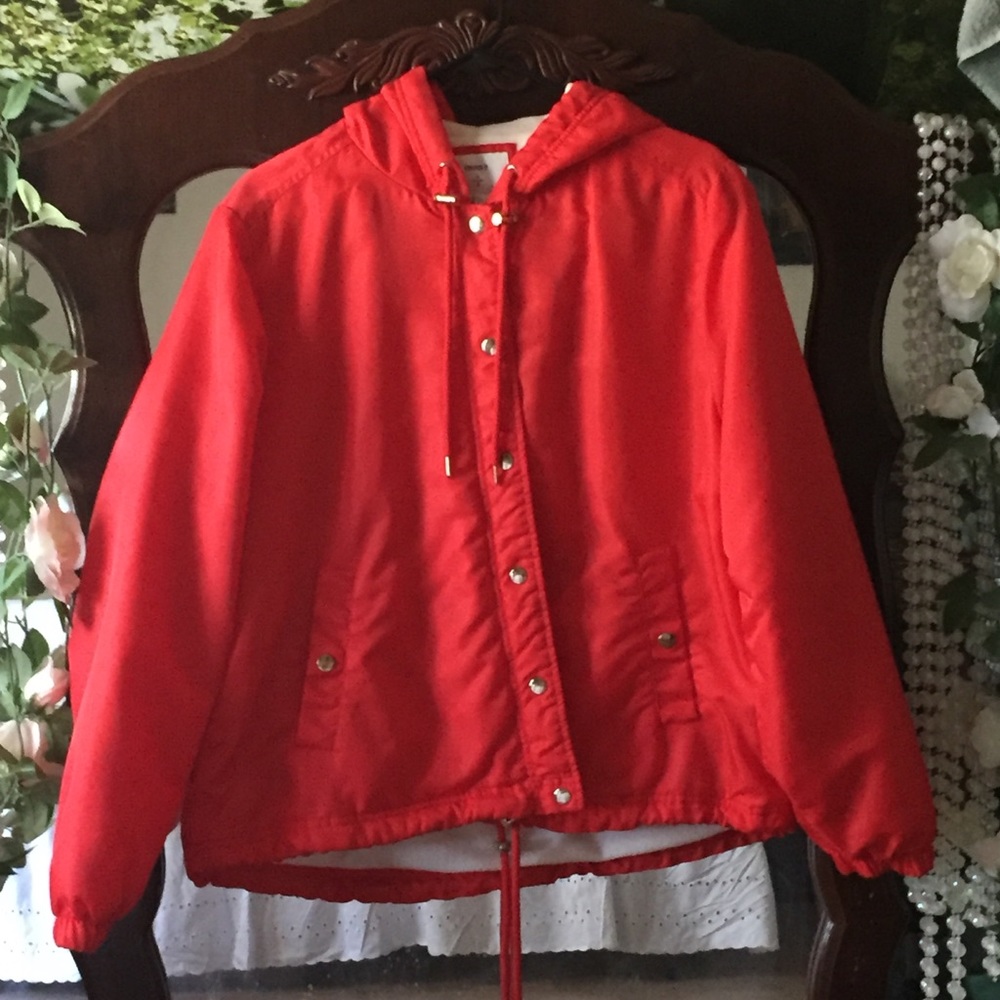 Red/Orange Winter Jacket: Forever 21
